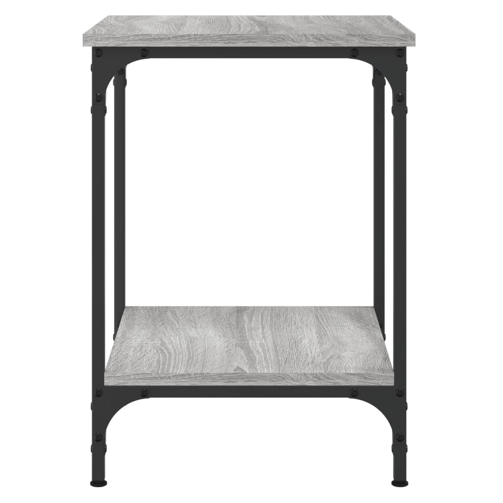 Masuta de cafea, gri sonoma, 40x40x55 cm, lemn prelucrat — imaginea 4