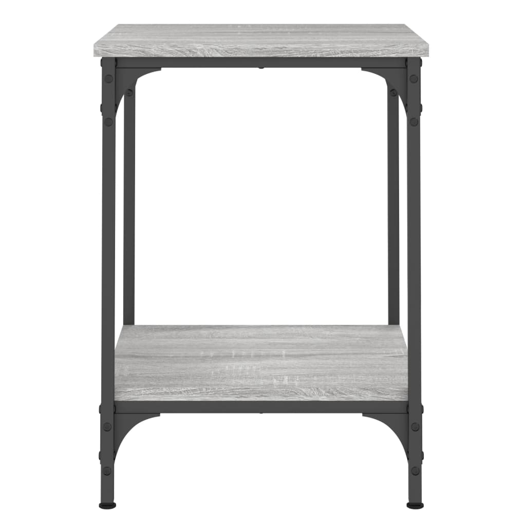 Masuta de cafea, gri sonoma, 40x40x55 cm, lemn prelucrat — imaginea 6