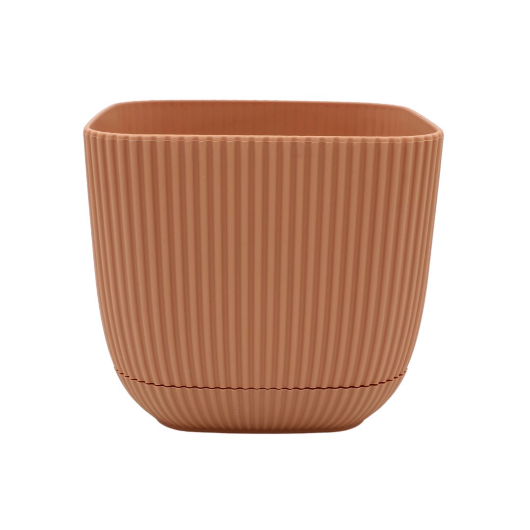 Ghiveci pentru flori 1800 ml plastic caramiziu — imaginea 3