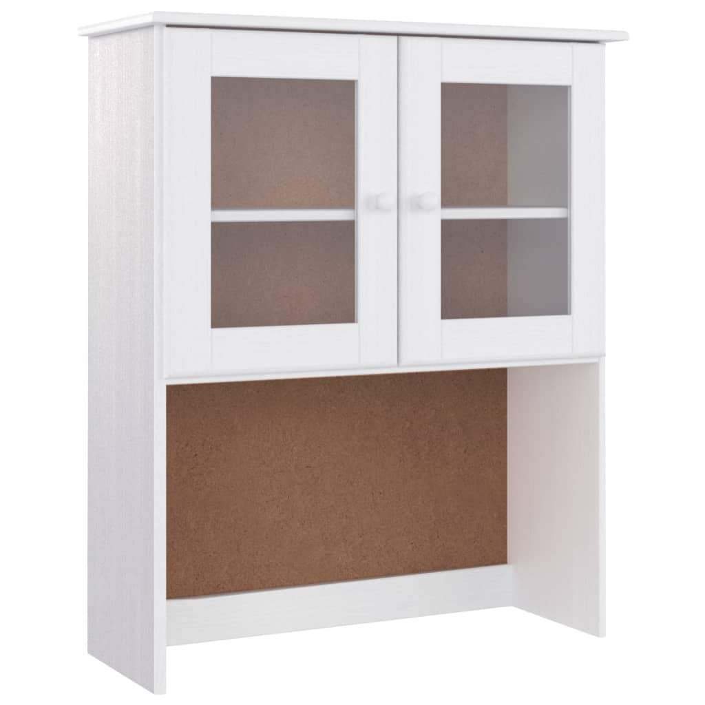 Dulap inalt ALTA, alb, 77x35x165 cm, lemn masiv de pin — imaginea 7