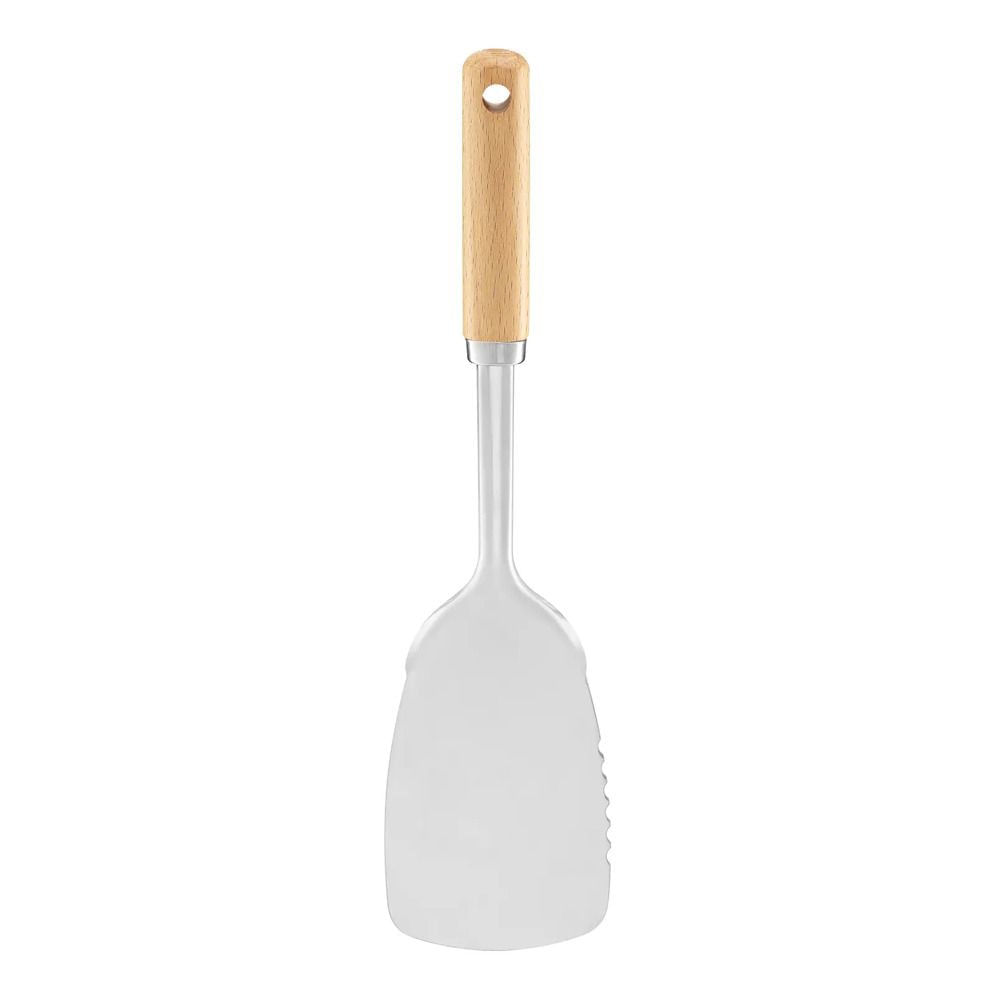 Spatula inox cu maner din lemn, AMBITION Natural