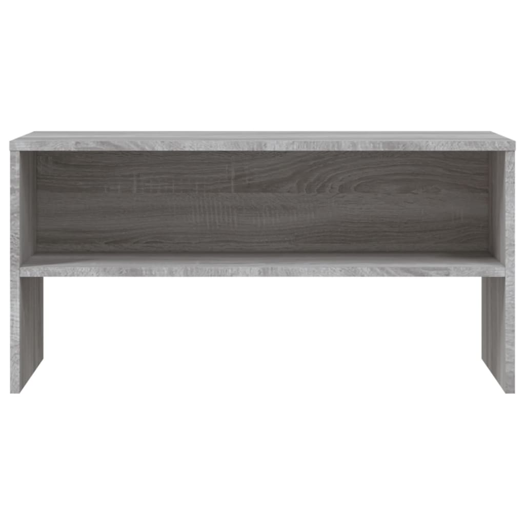 Comoda TV, gri sonoma, 80x40x40 cm, lemn prelucrat — imaginea 4