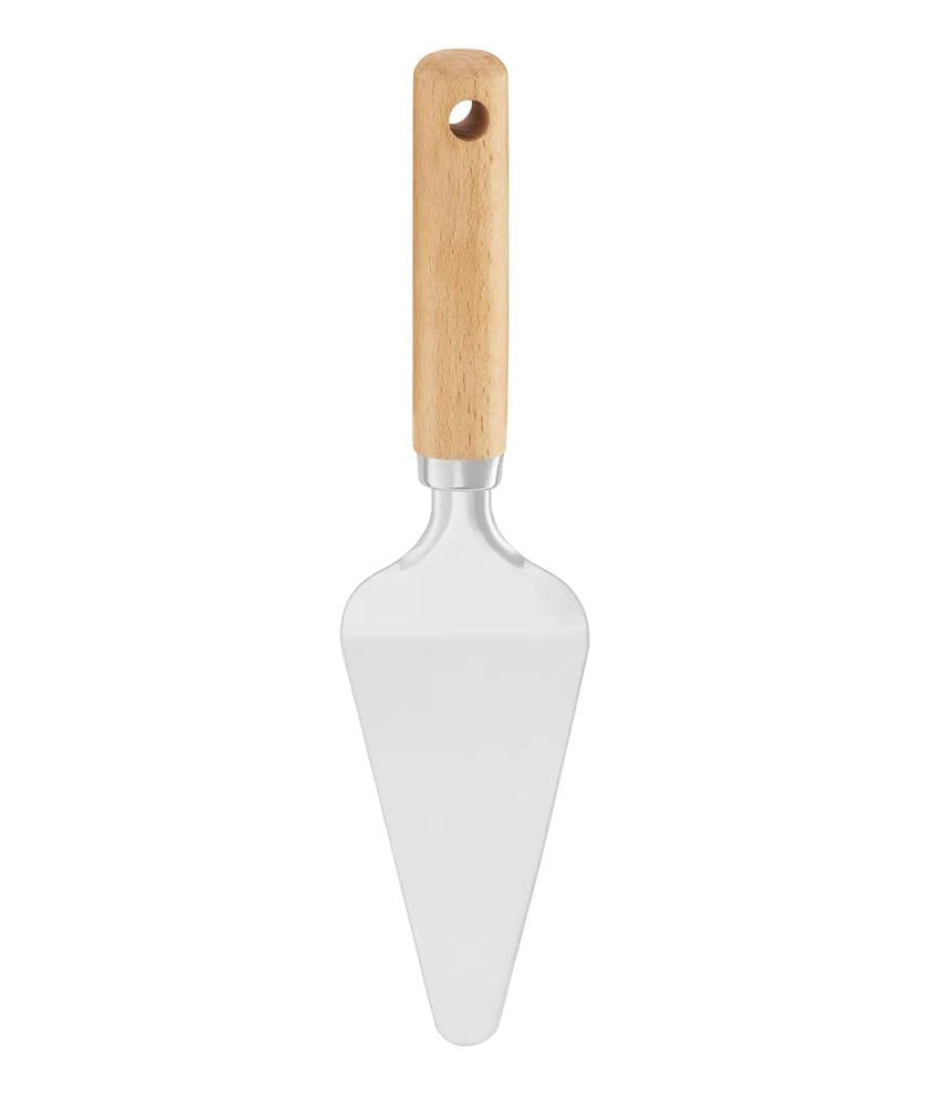 Spatula din inox cu maner din lemn, AMBITION Natural - 1 | YEO