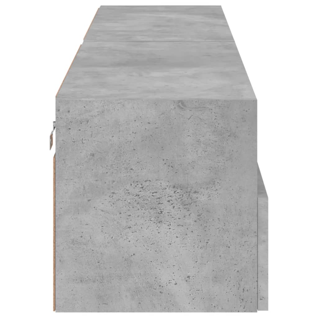 Comode TV de perete, 2 buc., gri beton, 80x30x30 cm, lemn — imaginea 9
