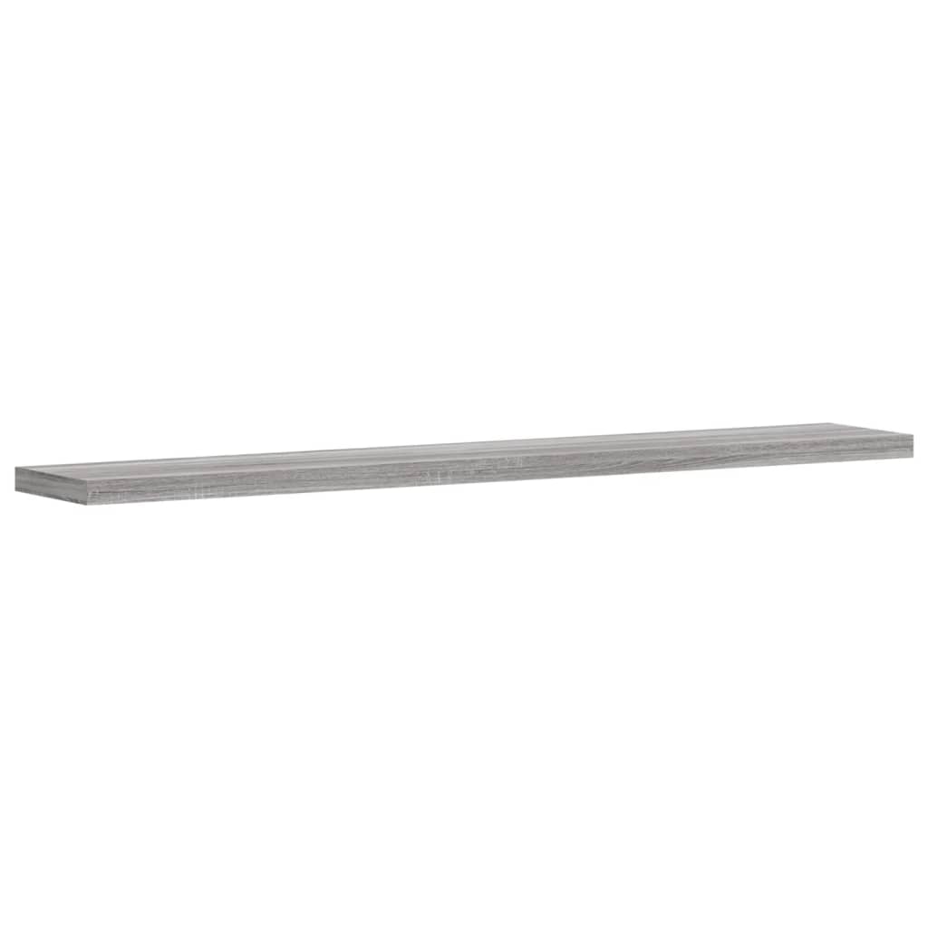 Rafturi de perete, 4 buc., gri sonoma, 60x10x1,5 cm, lemn — imaginea 4