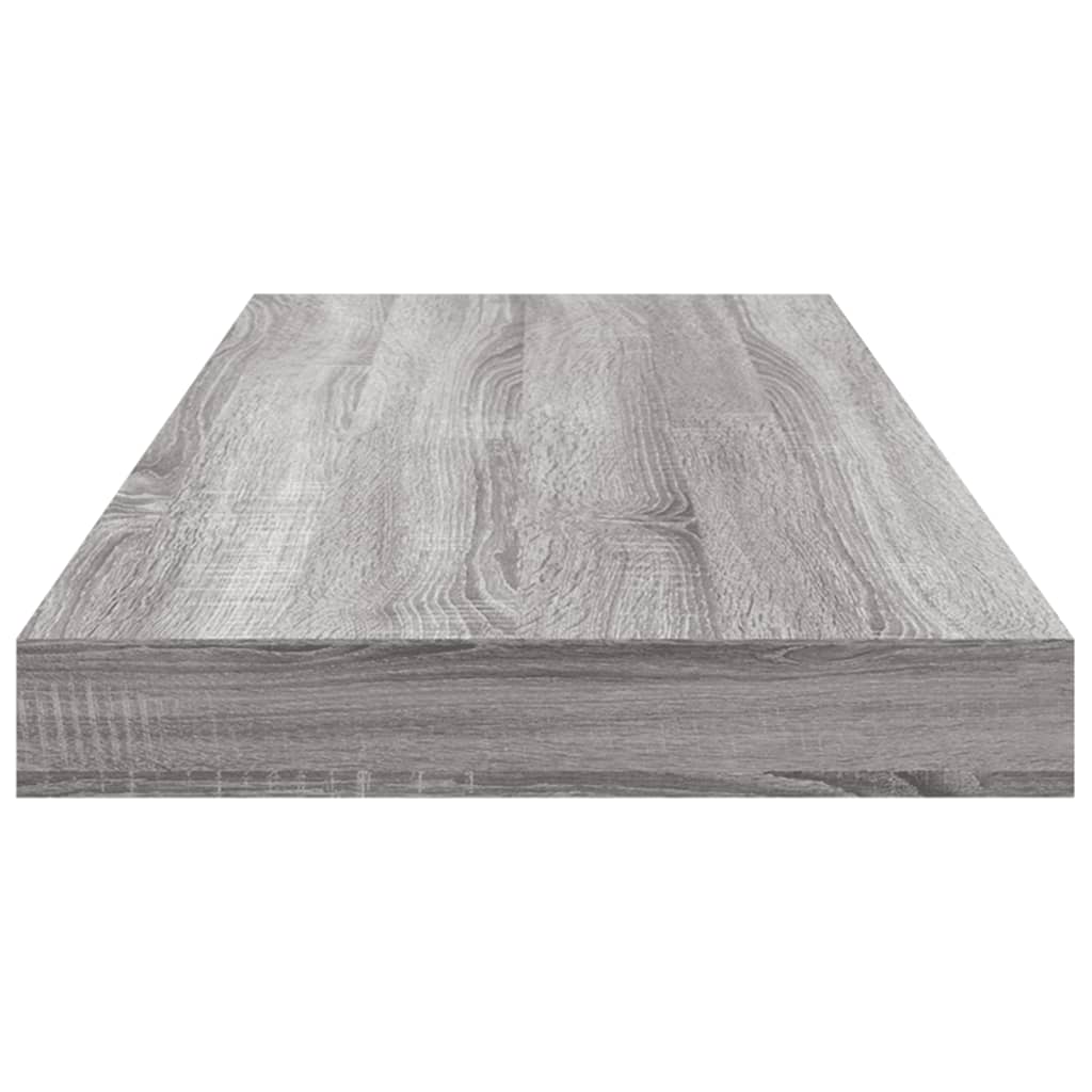 Rafturi de perete, 4 buc., gri sonoma, 60x10x1,5 cm, lemn — imaginea 5