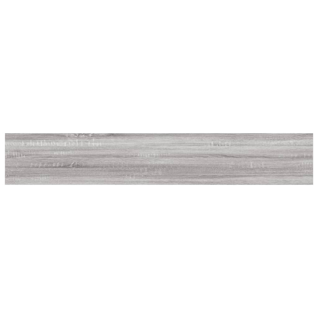 Rafturi de perete, 4 buc., gri sonoma, 60x10x1,5 cm, lemn — imaginea 6