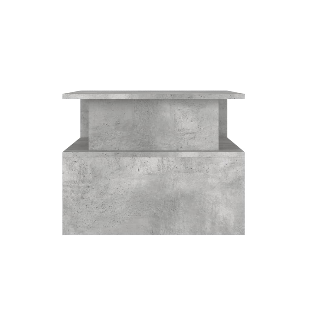 Masuta de cafea, gri beton, 90x55x42,5 cm, lemn prelucrat — imaginea 5