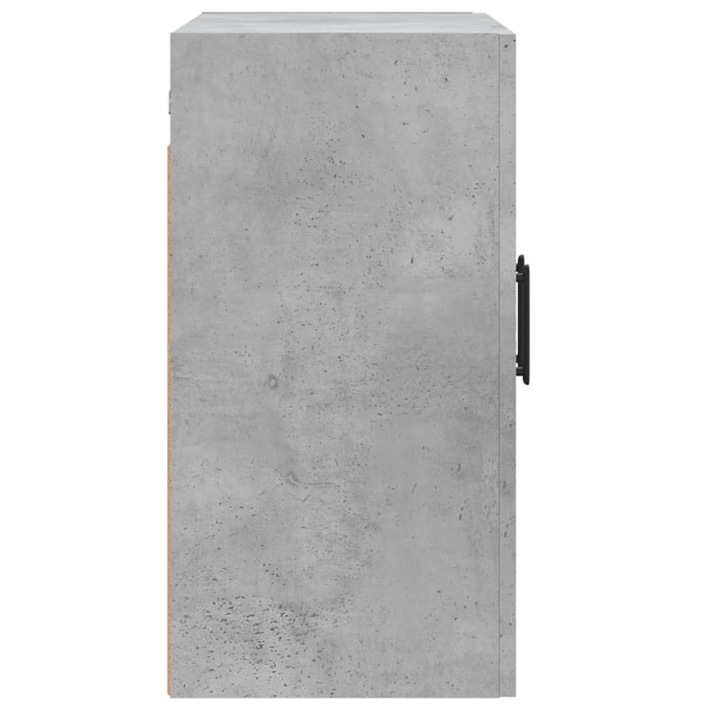 Dulap de perete, gri beton, 60x31x60 cm, lemn compozit — imaginea 7