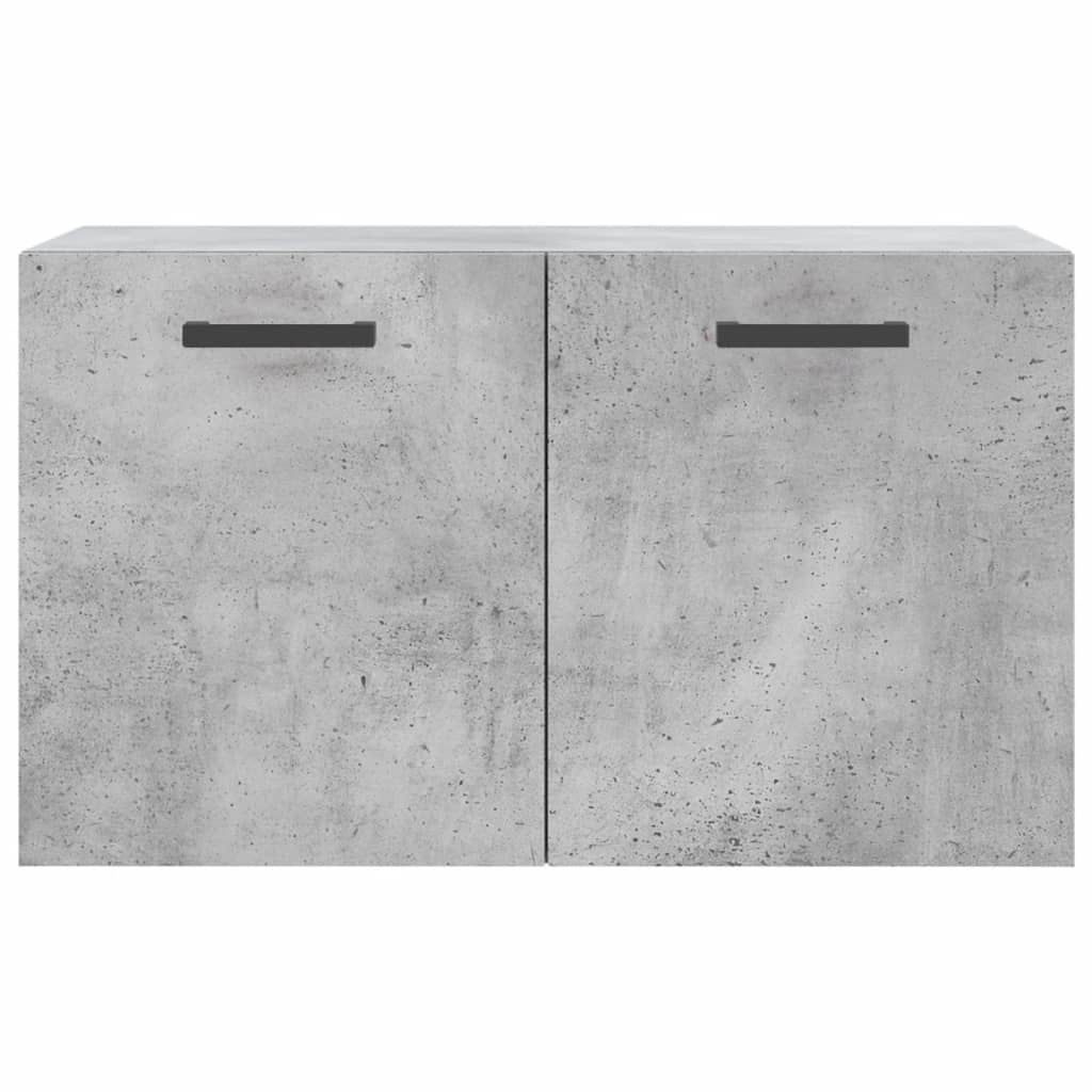 Dulap de perete, gri beton, 60x36,5x35 cm, lemn prelucrat — imaginea 5