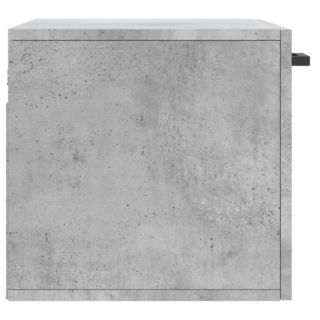 Dulap de perete, gri beton, 60x36,5x35 cm, lemn prelucrat — imaginea 7