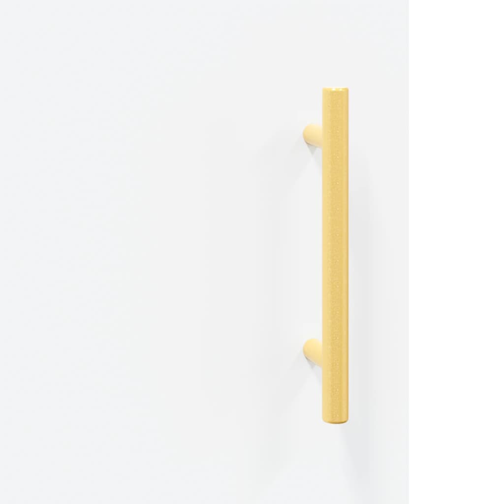 Comoda TV, alb, 150x30x50 cm, lemn compozit — imaginea 9