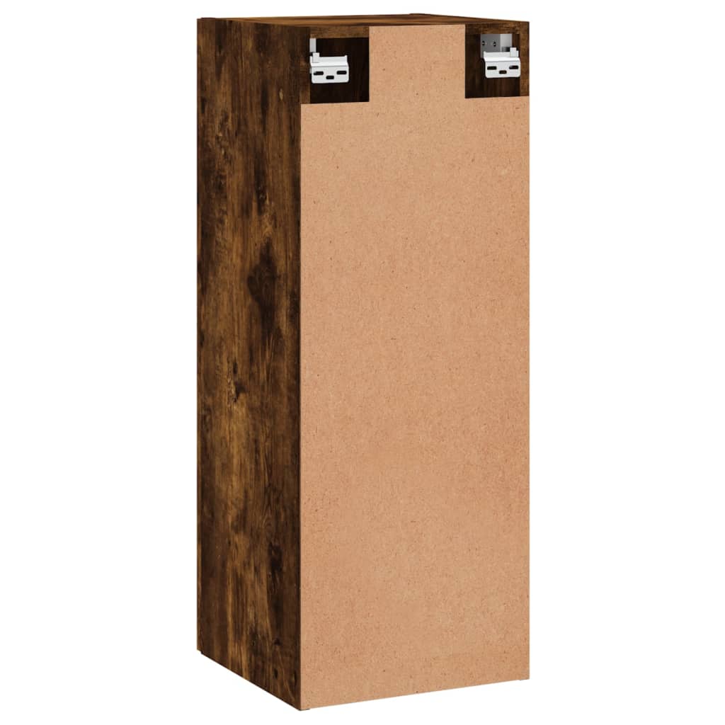 Dulap montat pe perete, stejar fumuriu, 34,5x34x90 cm — imaginea 9