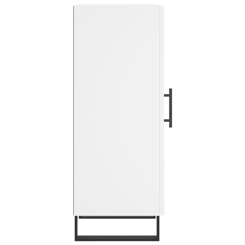 Servanta, alb, 34,5x34x90 cm, lemn compozit — imaginea 7