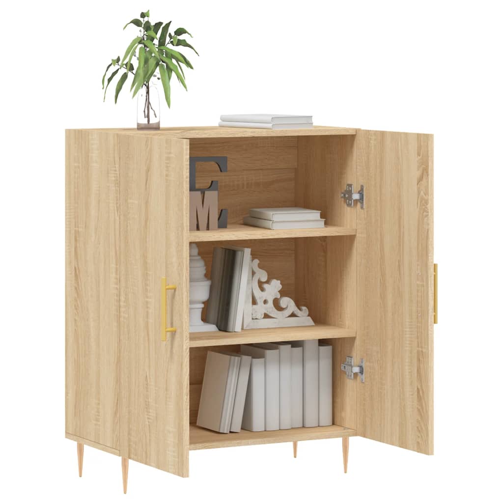 Servanta, stejar sonoma, 69,5x34x90 cm, lemn compozit — imaginea 4