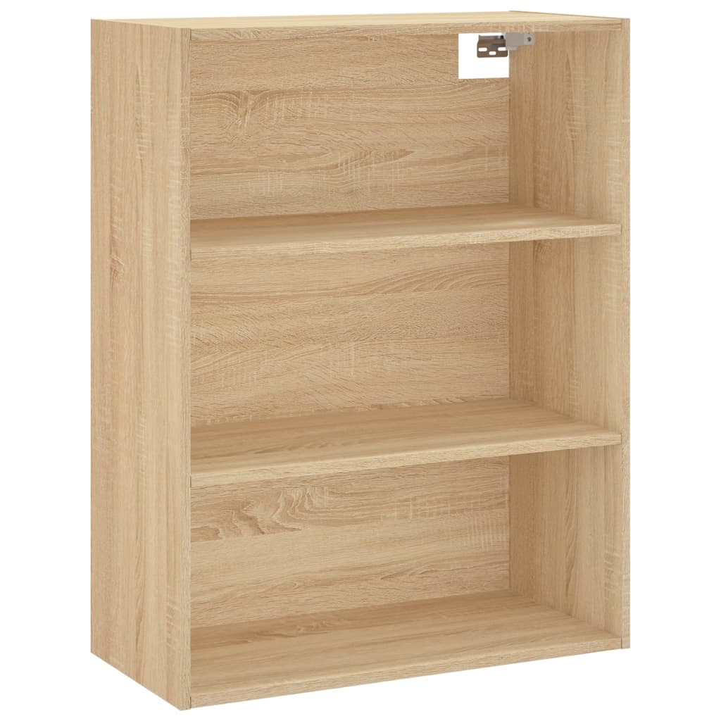 Dulap inalt, stejar sonoma, 69,5x34x180 cm, lemn compozit — imaginea 5