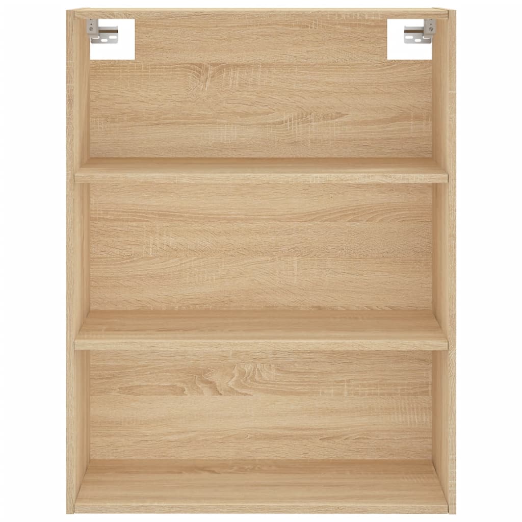 Dulap inalt, stejar sonoma, 69,5x34x180 cm, lemn compozit — imaginea 6