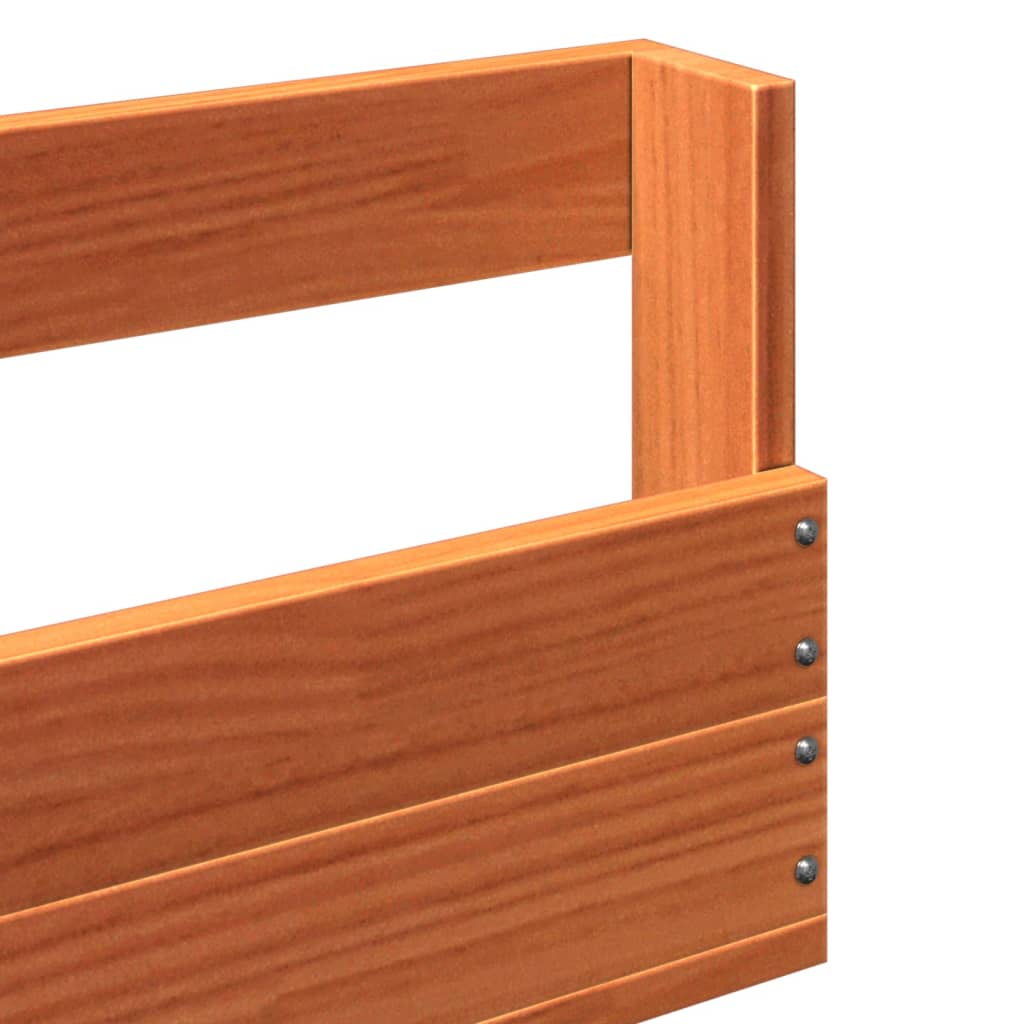 Pantofare de perete 2 buc. maro ceruit, lemn masiv pin, lăţime 59 cm — imaginea 9