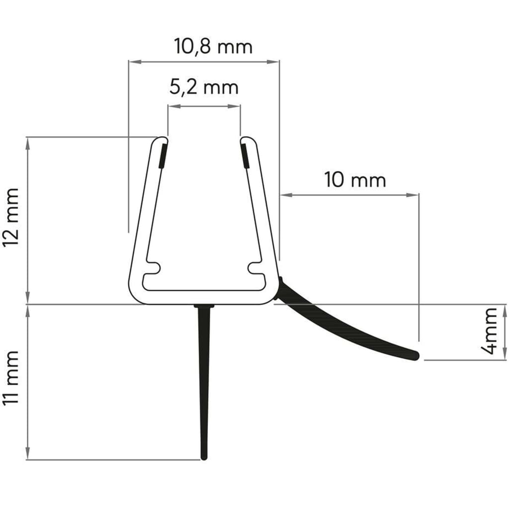 Sealskin Opritor apa pentru usa de dus din sticla - 4 | YEO