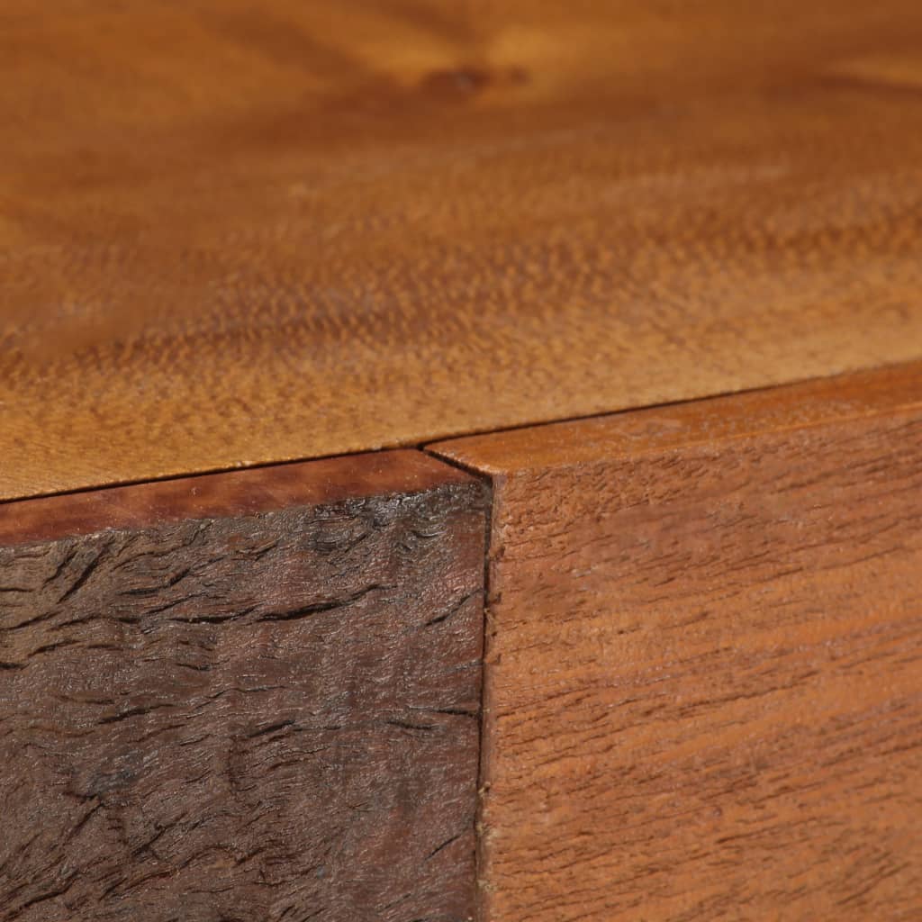 Servanta, maro, 110 x 30 x 75 cm, lemn masiv reciclat — imaginea 8