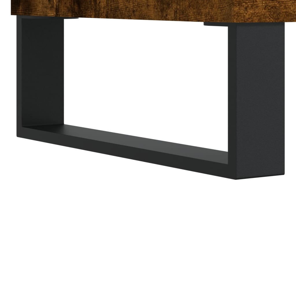 Masuta de cafea, stejar fumuriu, 90x50x36,5 cm, lemn prelucrat — imaginea 9