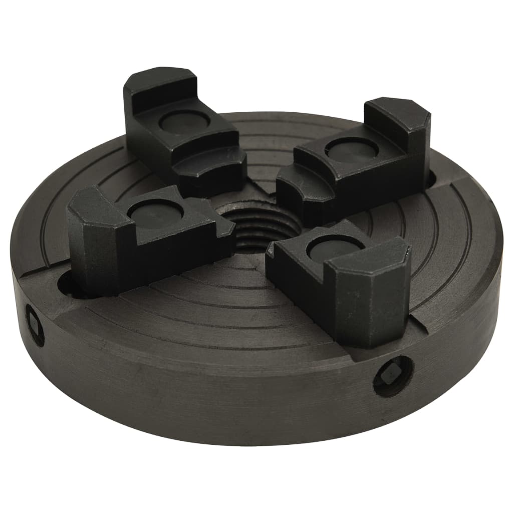 Mandrina pentru lemn 4 falci conexiune M33 negru 150x63 mm otel - imagine 5