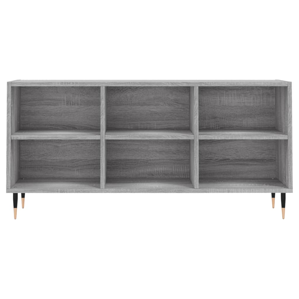 Comoda TV, gri sonoma, 103,5x30x50 cm, lemn compozit — imaginea 4