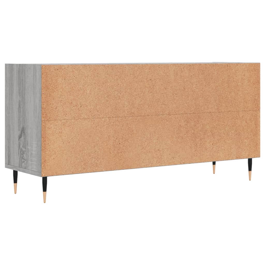 Comoda TV, gri sonoma, 103,5x30x50 cm, lemn compozit — imaginea 6