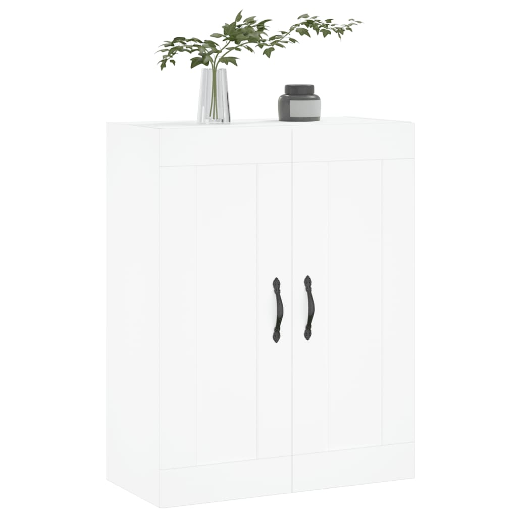 Dulap montat pe perete, alb, 69,5x34x90 cm, lemn prelucrat — imaginea 4