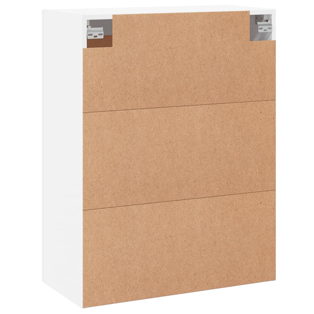 Dulap montat pe perete, alb, 69,5x34x90 cm, lemn prelucrat — imaginea 9