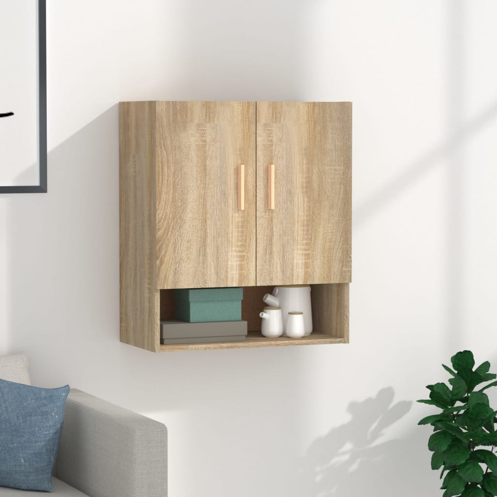 Dulap de perete, stejar sonoma, 60x31x70 cm, lemn compozit — imaginea 2