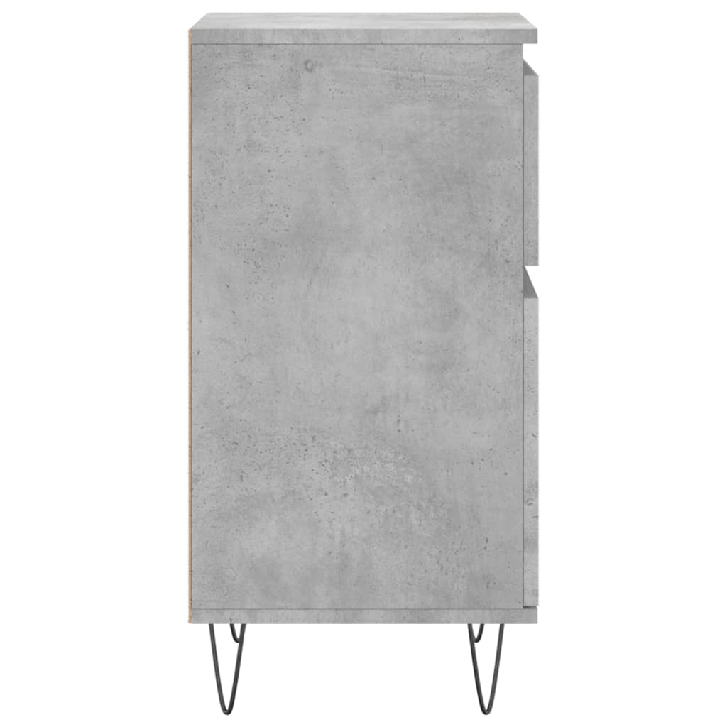 Servanta, gri beton, 40x35x70 cm, lemn prelucrat — imaginea 7