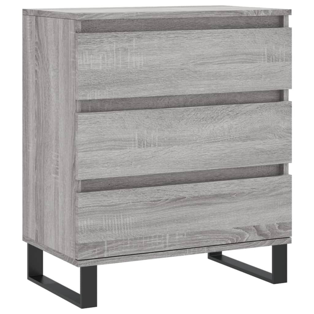 Servanta, sonoma gri, 60x35x70 cm, lemn prelucrat
