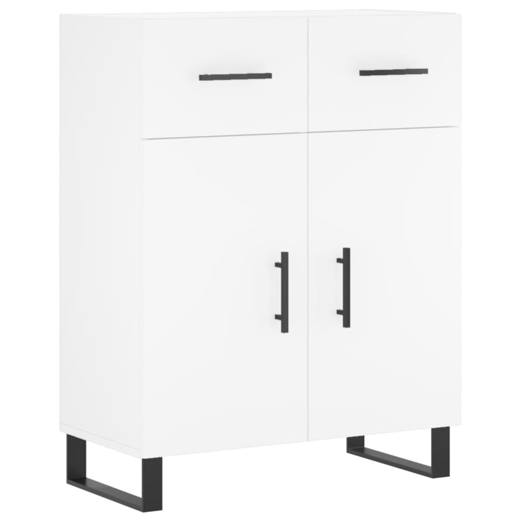 Servanta, alb, 69,5x34x90 cm, lemn compozit