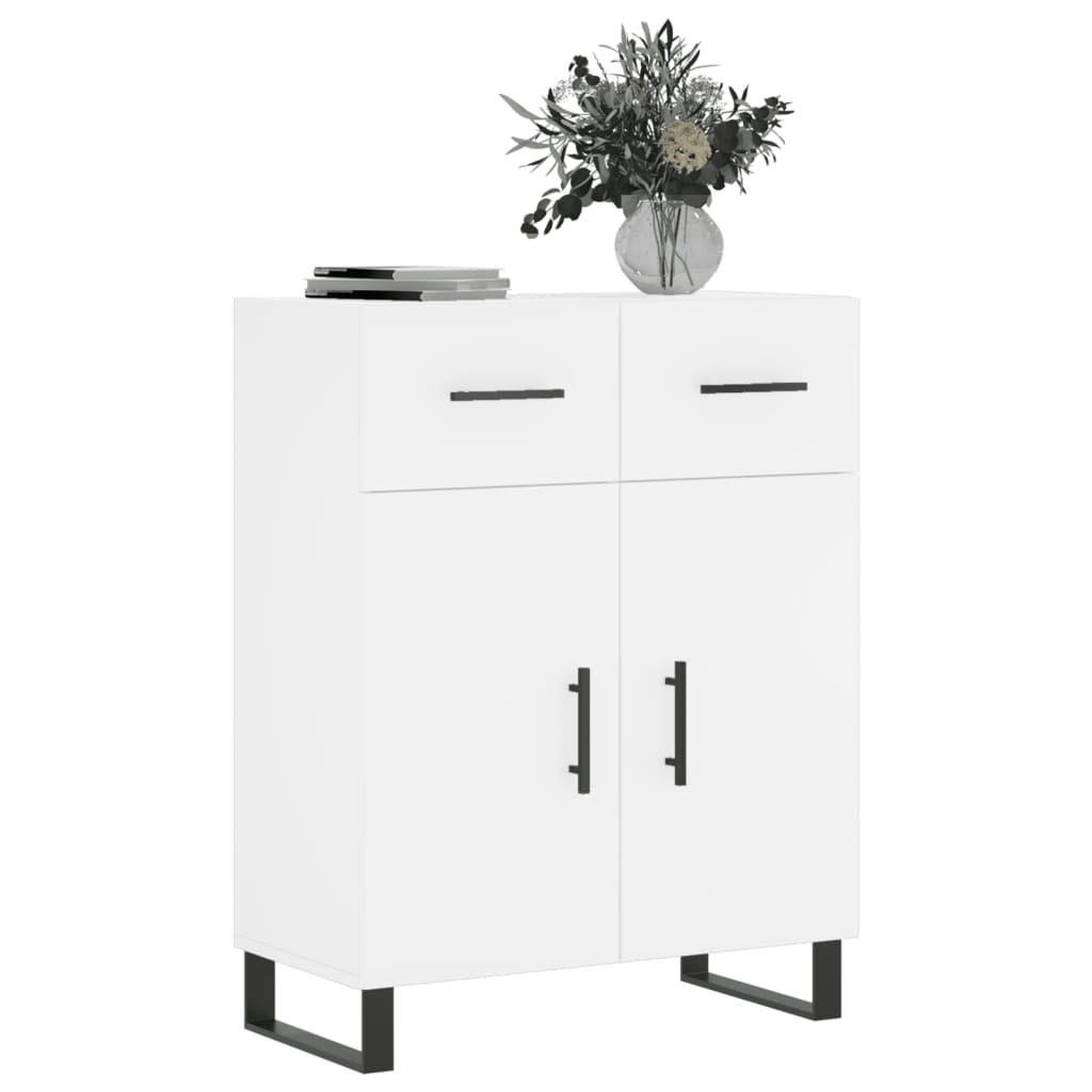 Servanta, alb, 69,5x34x90 cm, lemn compozit — imaginea 3