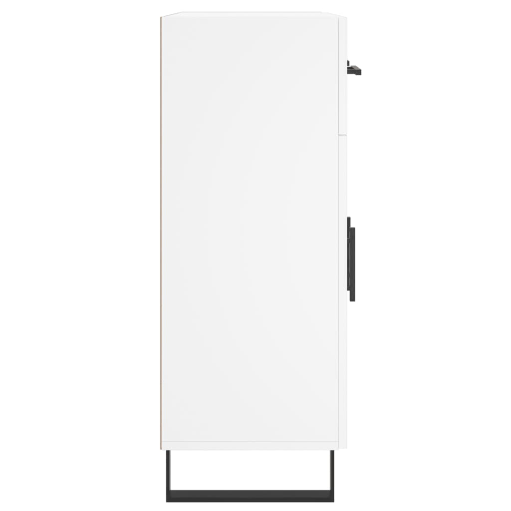 Servanta, alb, 69,5x34x90 cm, lemn compozit — imaginea 7