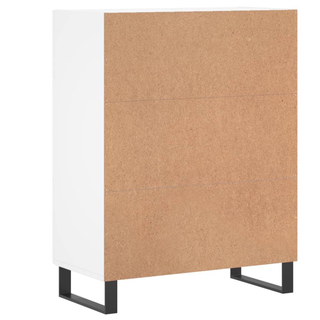 Servanta, alb, 69,5x34x90 cm, lemn compozit — imaginea 8