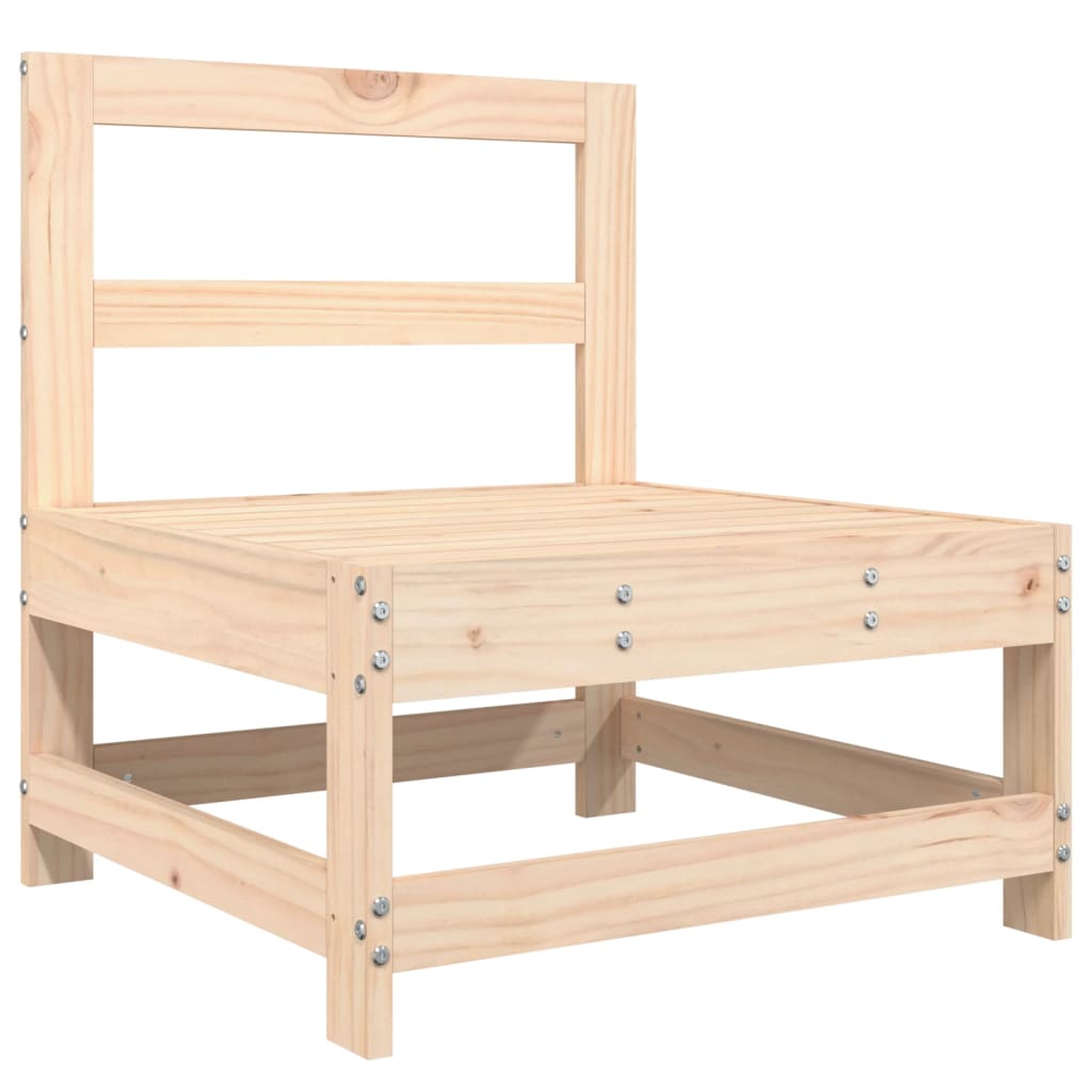 Set mobilier de gradina, 7 piese, lemn masiv de pin — imaginea 4