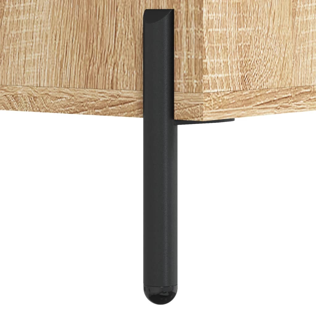 Dulap inalt, stejar sonoma, 69,5x34x180 cm, lemn compozit — imaginea 11