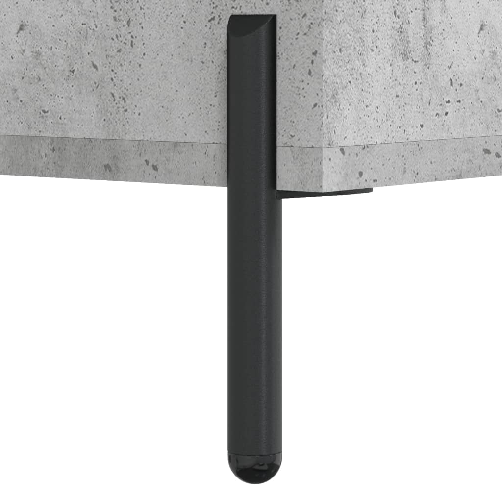 Dulap inalt, gri beton, 69,5x34x180, lemn compozit — imaginea 11