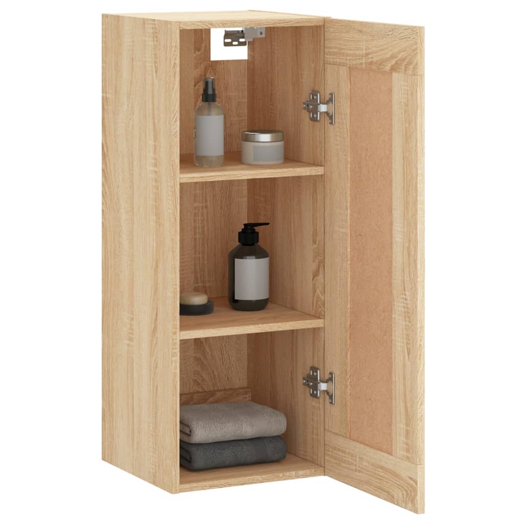 Dulap de perete, stejar sonoma, 34,5x34x90 cm, lemn prelucrat — imaginea 4