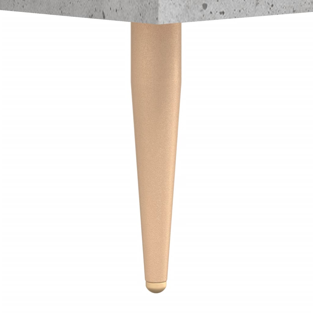 Noptiere, 2 buc., gri beton, 40x35x47,5 cm, lemn compozit — imaginea 11