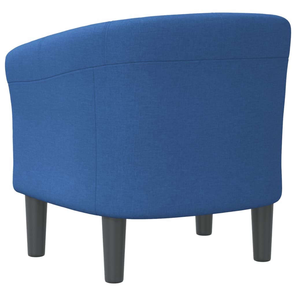 Fotoliu tip cuva, albastru, material textil — imaginea 5