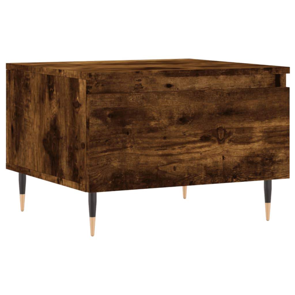 Mese de cafea 2 buc. stejar fumuriu 50x46x35 cm lemn compozit — imaginea 5