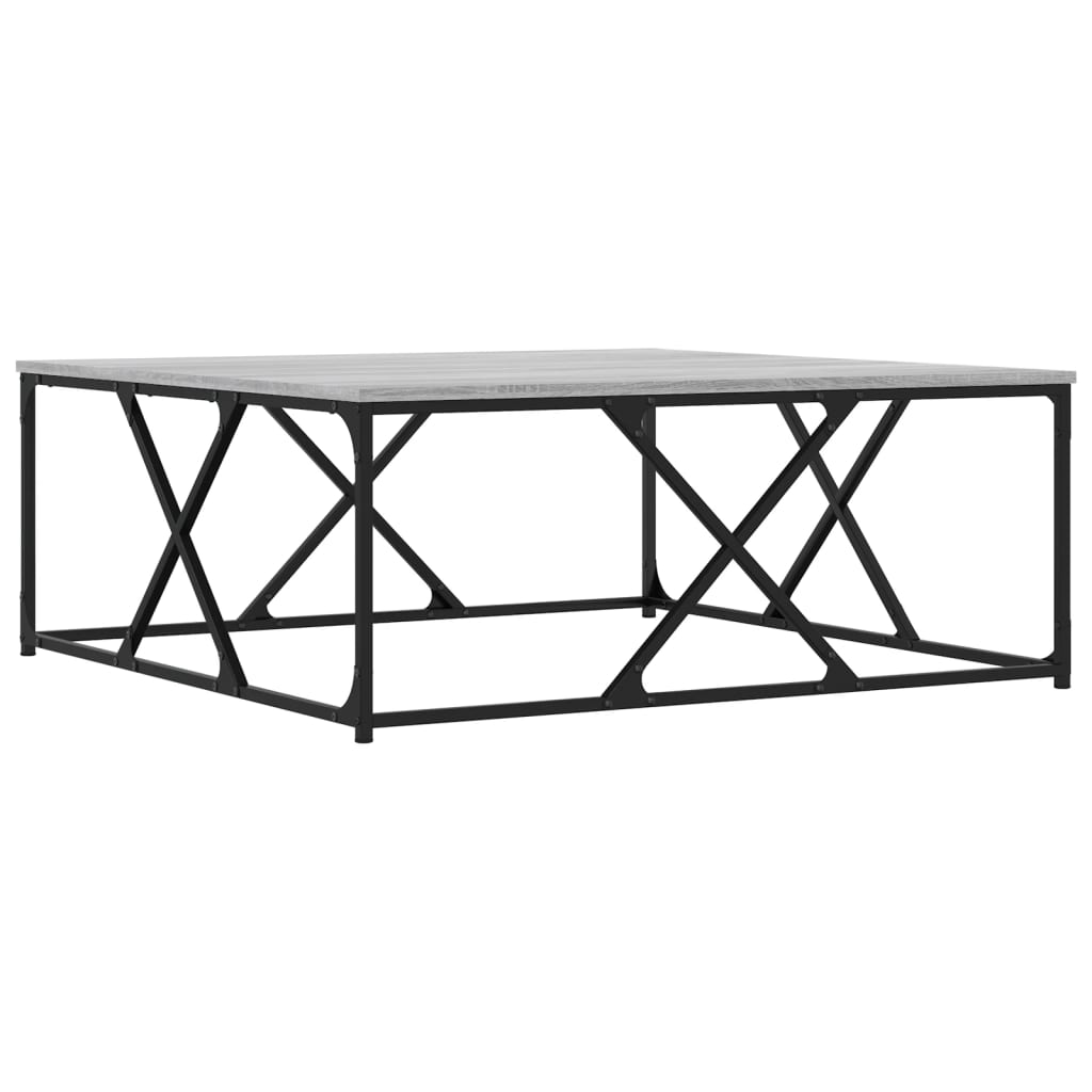 Masuta de cafea gri sonoma 100x100x40 cm lemn prelucrat