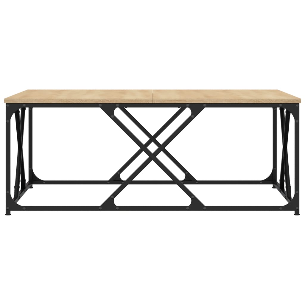 Masuta de cafea stejar sonoma 100x100x40 cm lemn prelucrat — imaginea 4