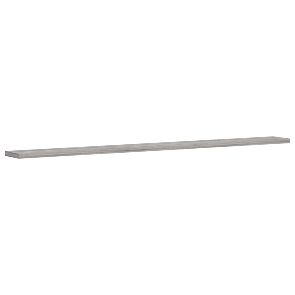 Rafturi de perete, 4 buc., gri sonoma, 100x10x1,5 cm, lemn — imaginea 4