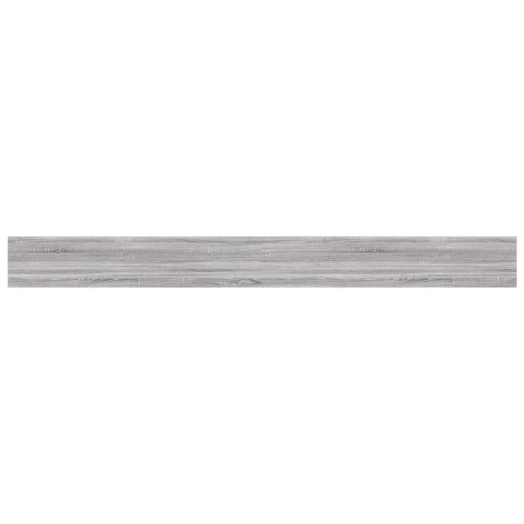 Rafturi de perete, 4 buc., gri sonoma, 100x10x1,5 cm, lemn — imaginea 6