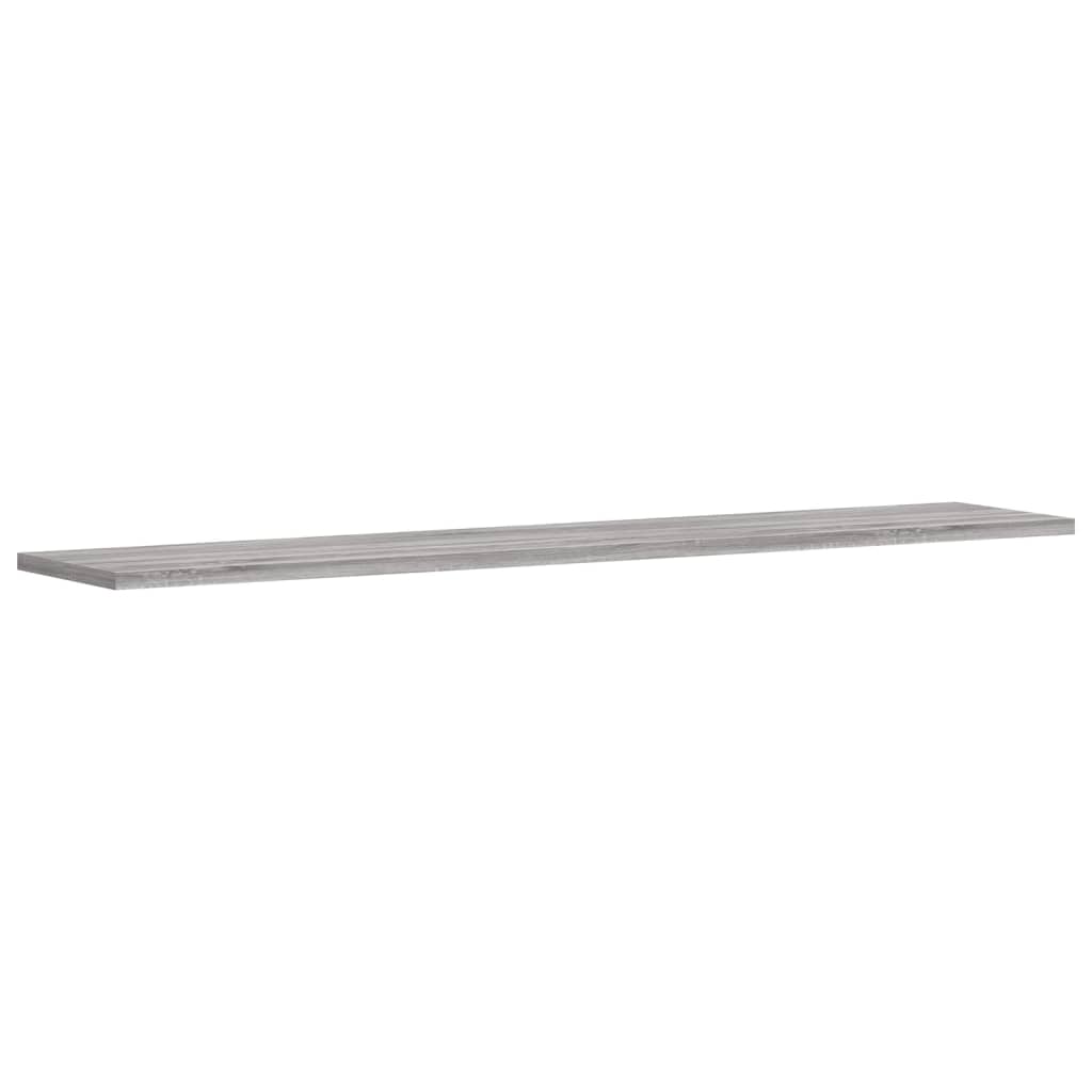 Rafturi de perete, 4 buc., gri sonoma, 100x20x1,5 cm, lemn — imaginea 4