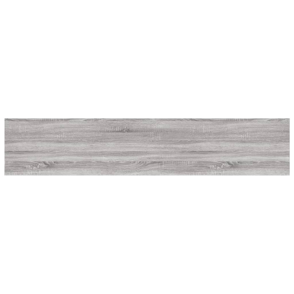 Rafturi de perete, 4 buc., gri sonoma, 100x20x1,5 cm, lemn — imaginea 6